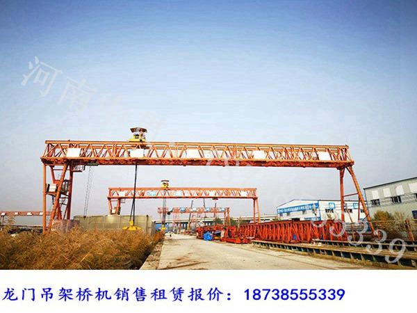 江西南昌龙门吊出租厂家80吨27米跨门机发货