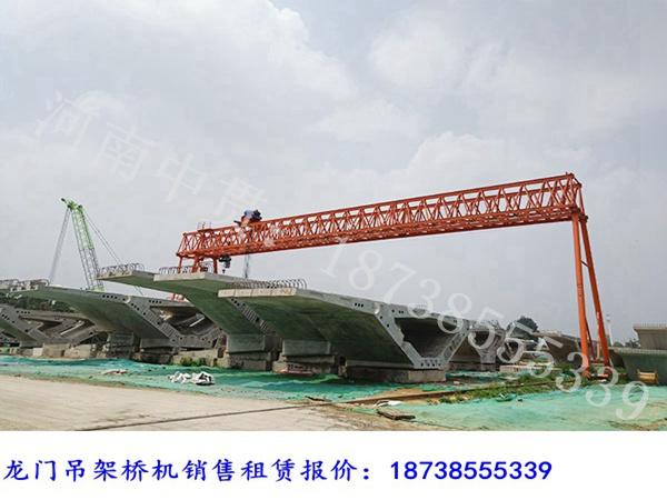 四川自贡120吨龙门吊出租厂家安装调试过程