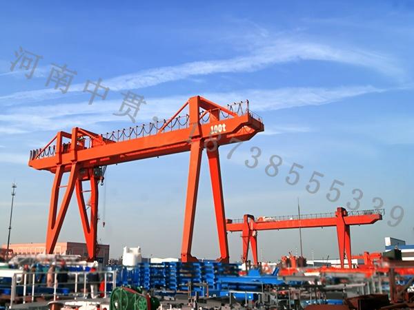 山东淄博龙门吊出租公司100吨箱型门式起重机优势